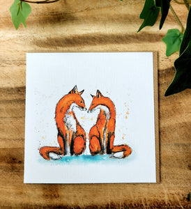 Fox Love Greeting Card