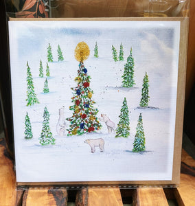 Decorate The Tree Greeting Card