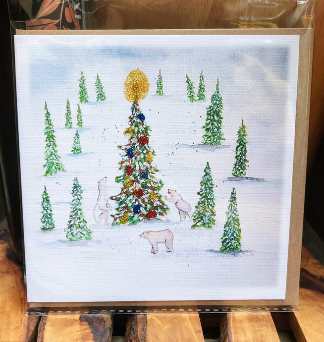 Decorate The Tree Greeting Card
