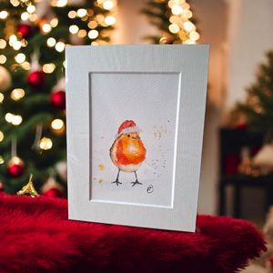 Xmas Robin print