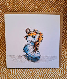 Soon Greeting Card