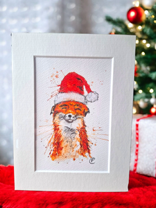 Xmas Fox print
