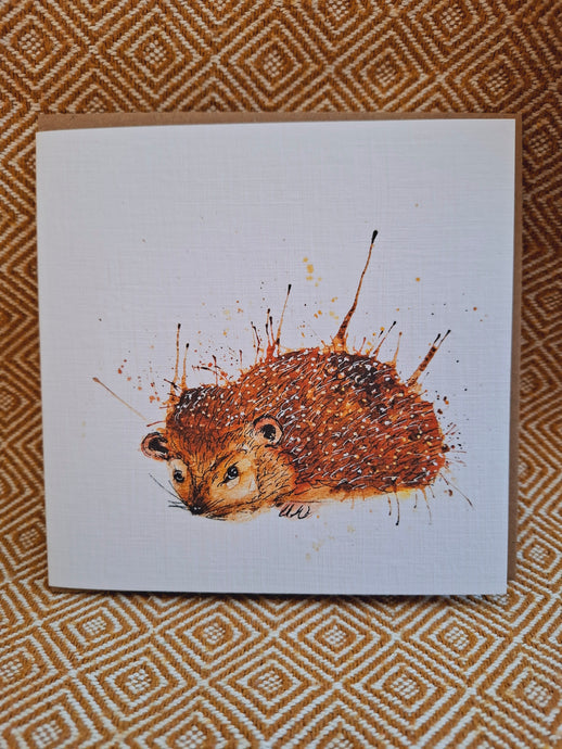 Hedgehog Greeting Card