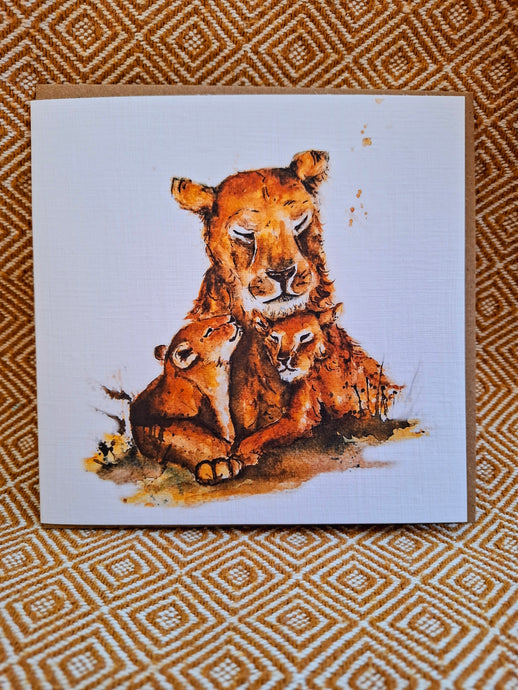 Lioness Greeting Card