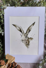 Load image into Gallery viewer, Pen &amp; Ink Hare Print