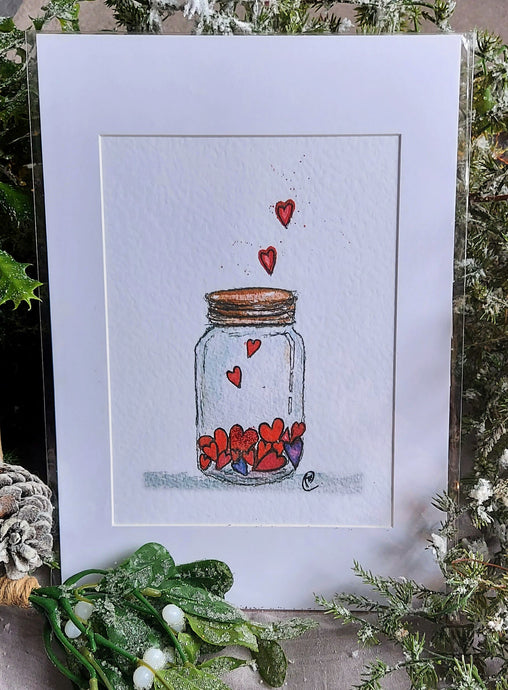 Jar of Hearts Print