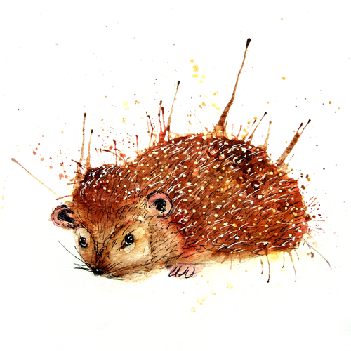 Hedgehog Print