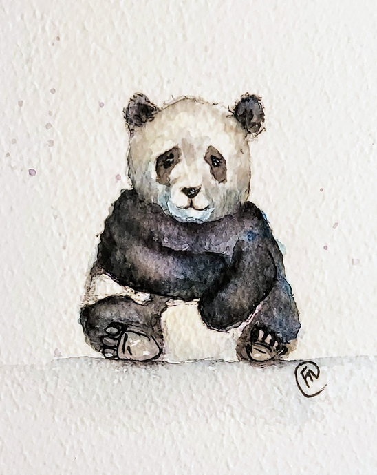 Panda Greeting Card